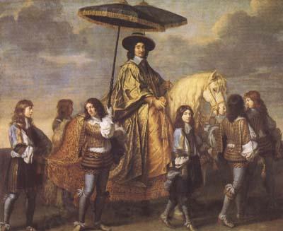 LE BRUN, Charles Chancellor Seguier at the Entry of Louis XIV into Paris in 1660 (mk08) China oil painting art